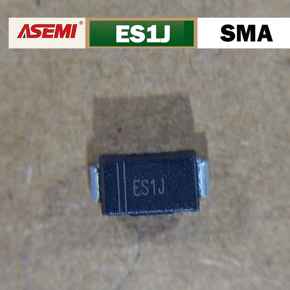 ES1J 1A 600V Ultra-Fast Recovery Diode SMA DO-214AC ASEMI