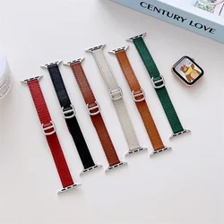 1pc Snap Leather Leisure Sports Apple Watch Band 42/44/45/49mm 38/40/41mm For Apple Watch Series Ultra2 Se 9/8/7/6/5/4/3/2/1