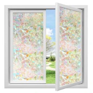3d Regenbogeneffektfenster Film, Datenschutzabziehbilder, Wärmesteuerung, Anti -UV, statische Adere, dekorativer Kleber 12 Hauptverkaufsaufkleber Arco Iris Fenster - №1