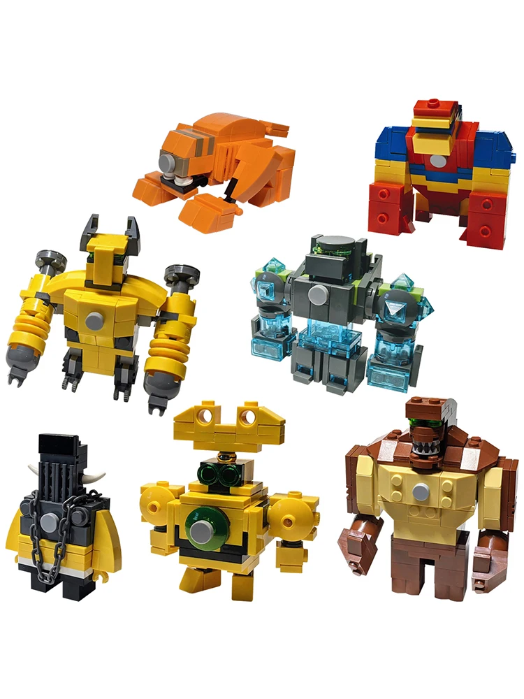 

Строительные блоки Alien Heroes MOC, заводные фигурки броненосец Wild Mutant Dragon, сделай сам, вдохновленные мультфильмами, подарок для детей