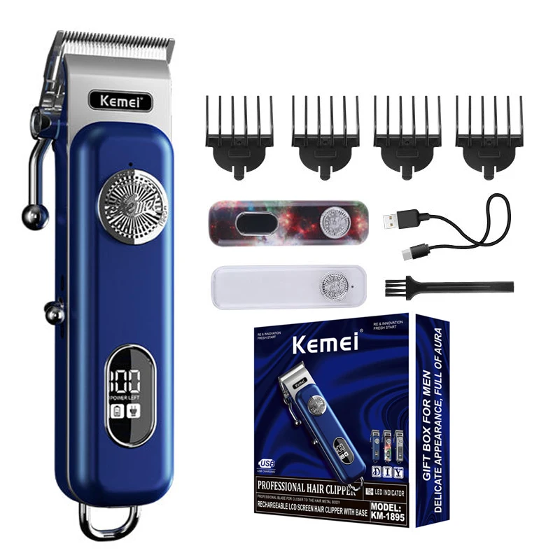 Rechargeable Professional Hair Clipper Hair Trimmer For Men Shaver Hair Cutting Machine Barber Accessories Cut Machin Beard