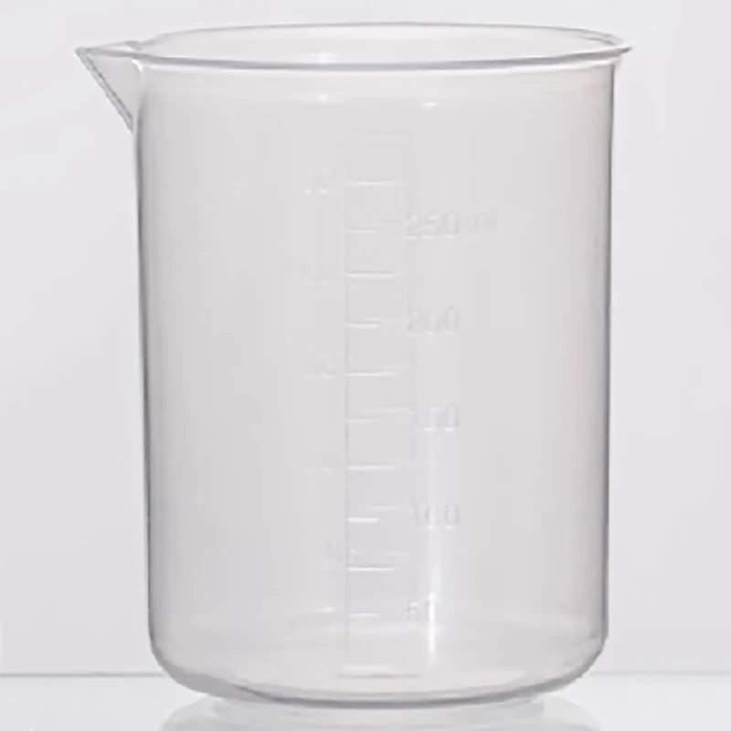Plastic beaker in low form, Capacity 25mL-1000mL, Plastic measuring cup, Laboratory plastic beaker, Polypropylene material, SP23