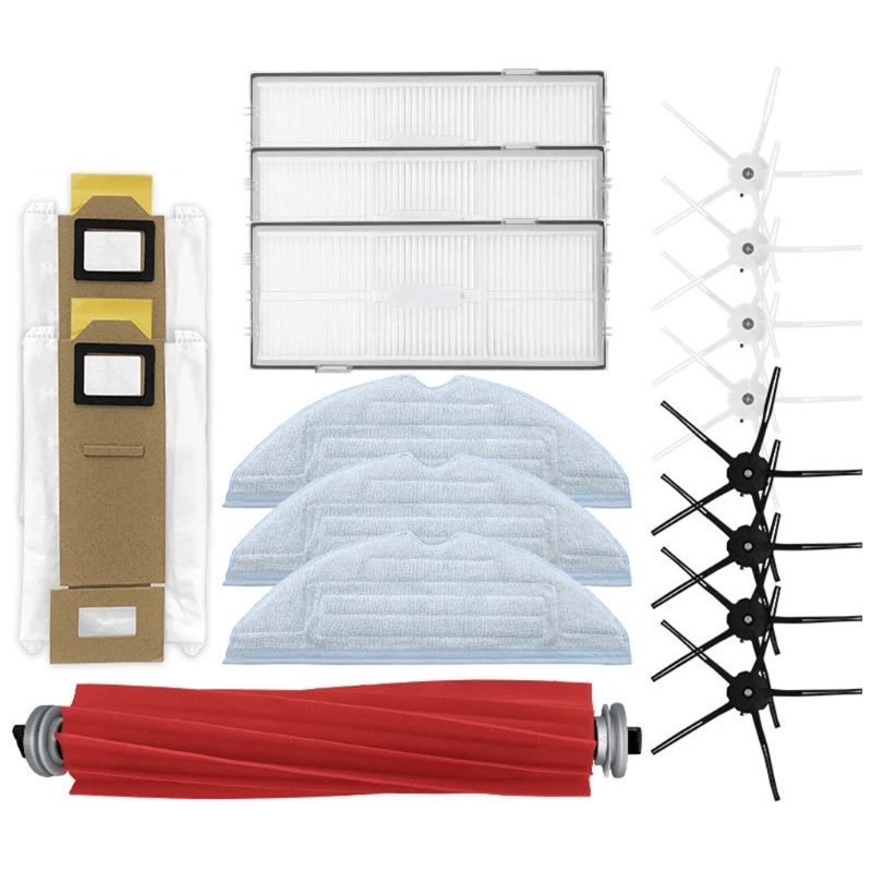 Replacement Accessory Main Brush Replacement HEPA Filter Side Brushes Compatible with Roborock T7S PLUS Robotic Drop Shipping