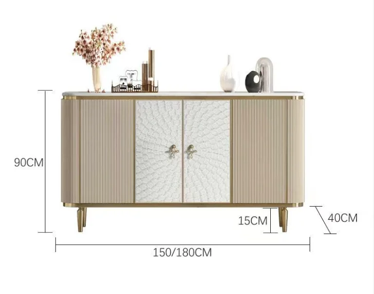 خزانة جانبية عالية الجودة من الفولاذ المقاوم للصدأ لتخزين المطاعم #6