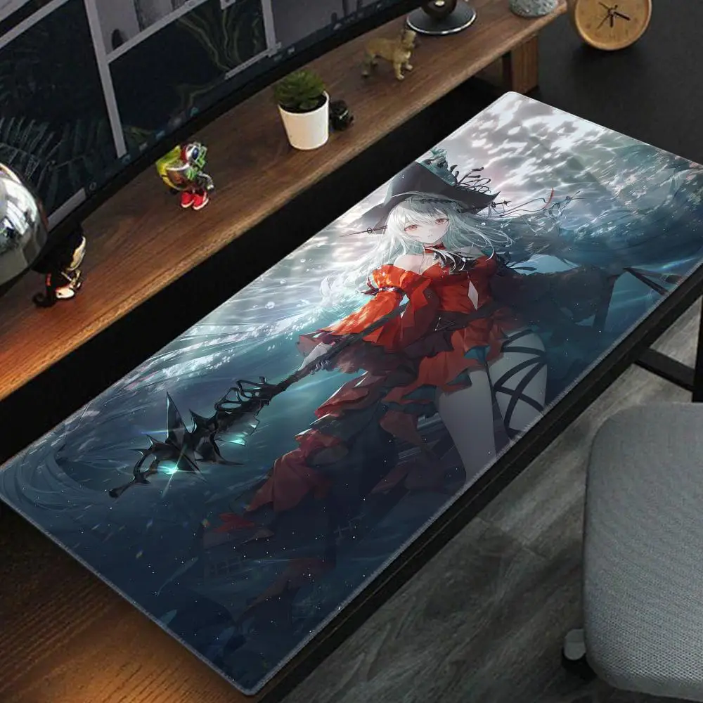 Anime Game Arknights Skadi The Corrupting Heart Mousepad Mat Desk Mat With Pad gaming accessories Prime Gaming XXL Keyboar