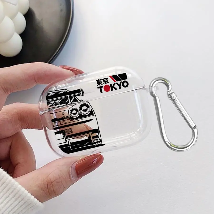 J-D-M Dream Cars Clear Earphone Cases Cover Case For Airpods 4 Pro 3 Pro3 2 1 Pro2 view 5