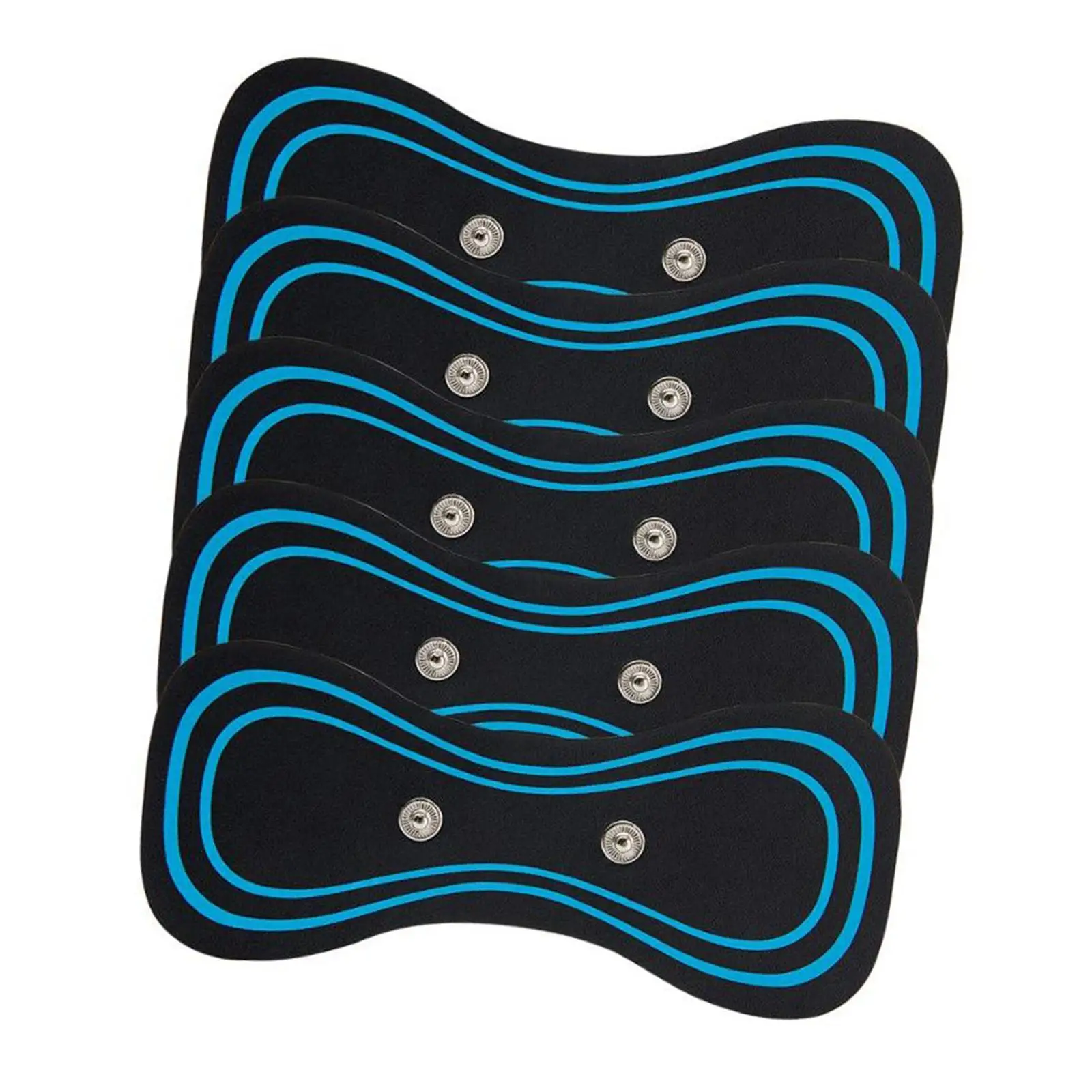 5 Pieces Cervical Spine Massager Replacement Pads Self Adhesion Reusable Whole