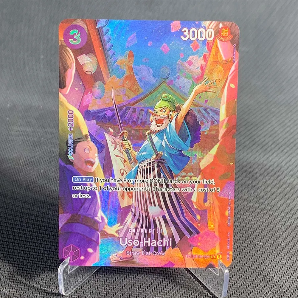 قطعة واحدة TCG OPCG الإنجليزية OP13 بطاقة شخصية مطلوب ملصق عربات التي تجرها الدواب لوفي ايس شانكس احباط بطاقة أنيمي تحصيل بطاقات #6