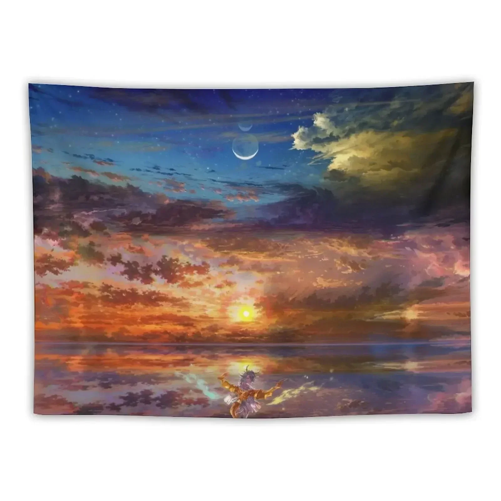 

Dragon Girl Sunset Tapestry Home Decoration Wall Carpet Tapestry