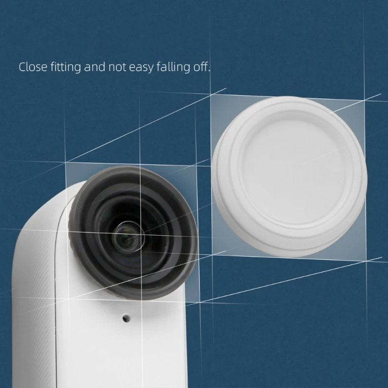 Dustproof Lens Caps for GO 3S Silicones Front Lens Caps Lens Cover Protector for GO 3S Camera