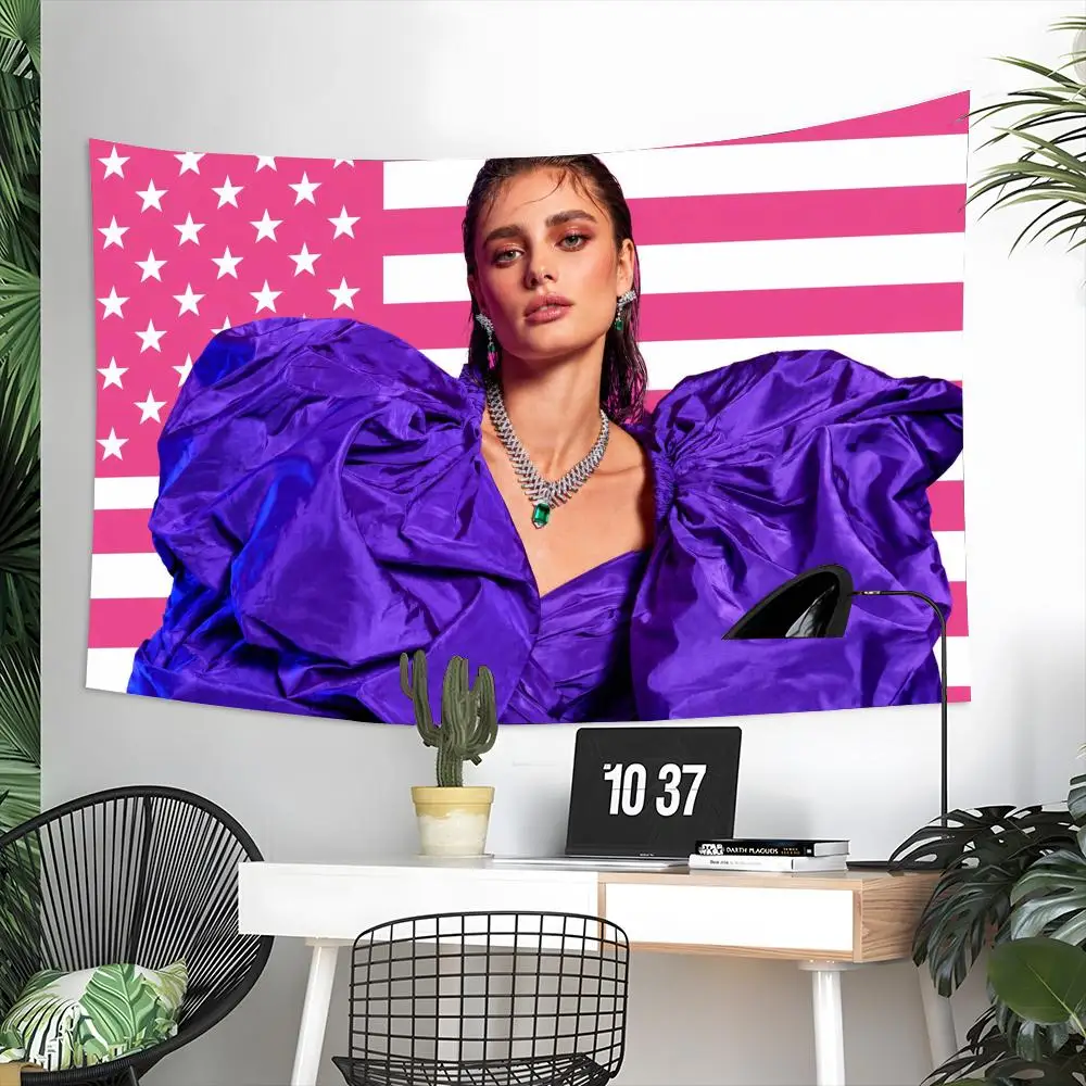 Famous Model T-Taylor Hill Tapestry Vintage Wall Hanging Decor Microfiber Fabric Poster Room Art Bedroom Home Gift