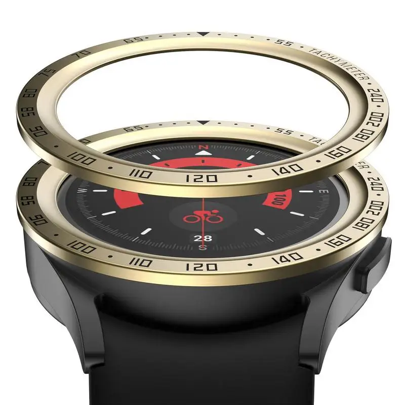 Uhr Glas Screen Protector Abdeckung | Stahl Lünette Ring Fall Für Samsung Uhr 5 Pro 45 Mm Smartwatch Zubehör
