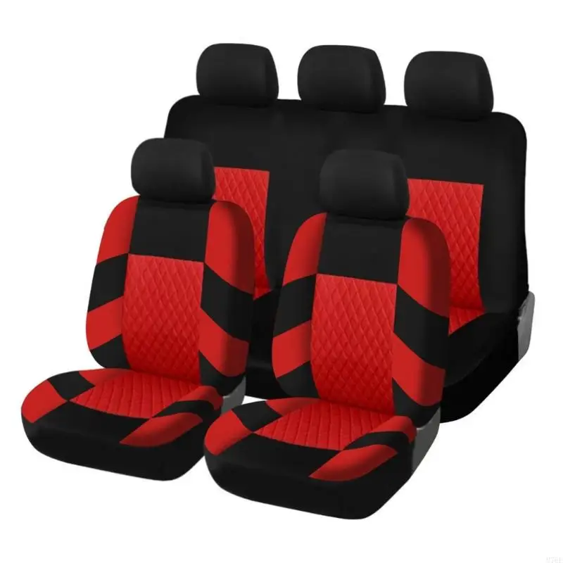 M76E Schnellinstallations-Allgemeine Autositzschoner Schachbrettmuster für Fahrzeuge – Detail 2