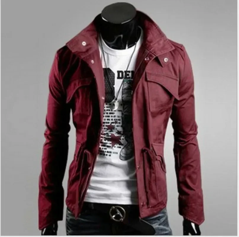 New Fashion New Mens Jacket Slim Collar Fashion Casual Jacket for Men