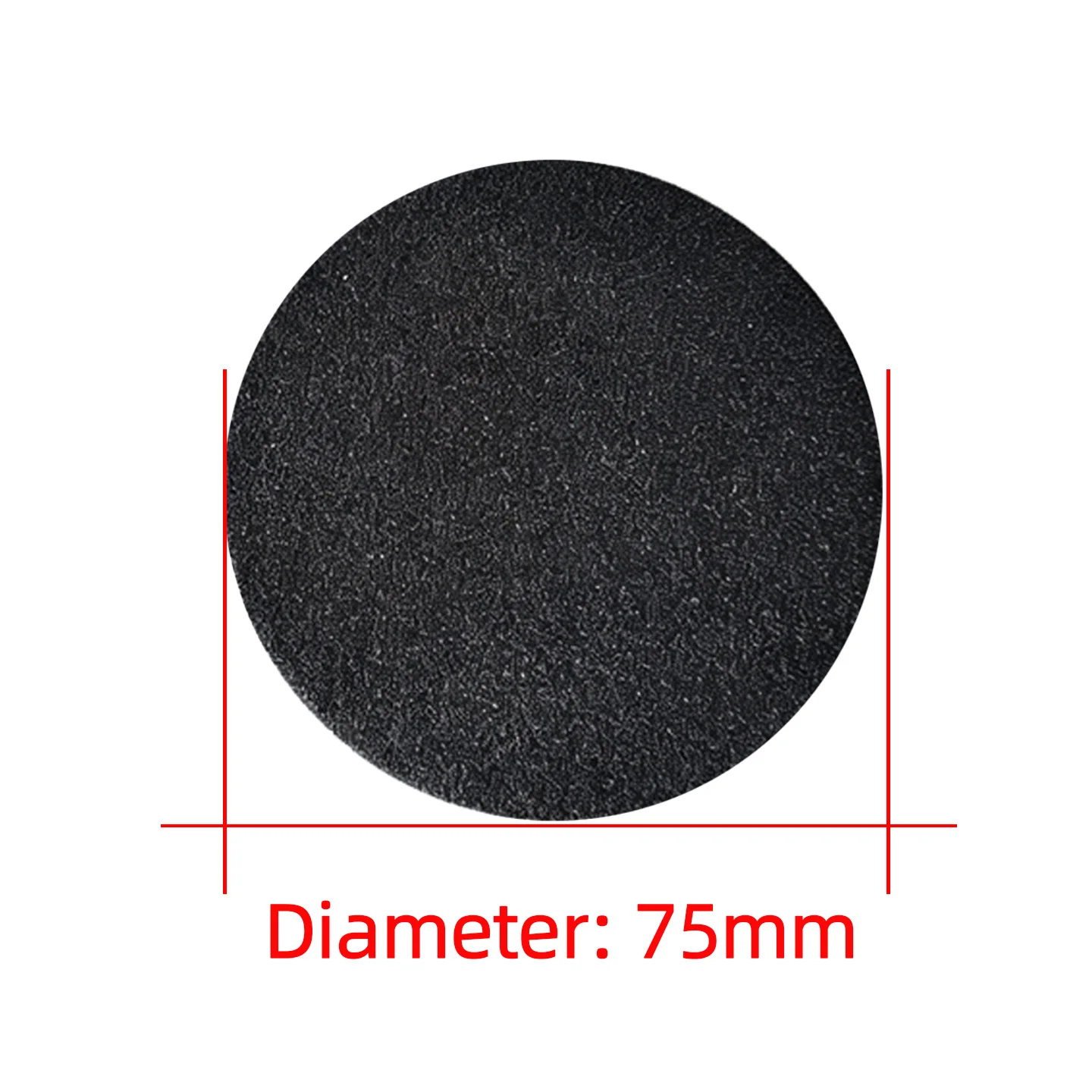 75mm 3 Inch German Sponge Sandpaper Round Sanding Pad Fine Polishing Foam Disc for Car Glass Metal Grinding