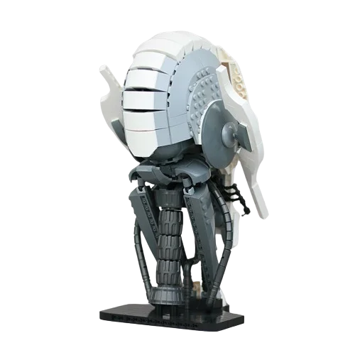 638PCS/694PCS MOC Classic Movie Space War Helmet Building Blocks Assembly Bust Model MOC-80184 Bricks Toy Holiday Gift