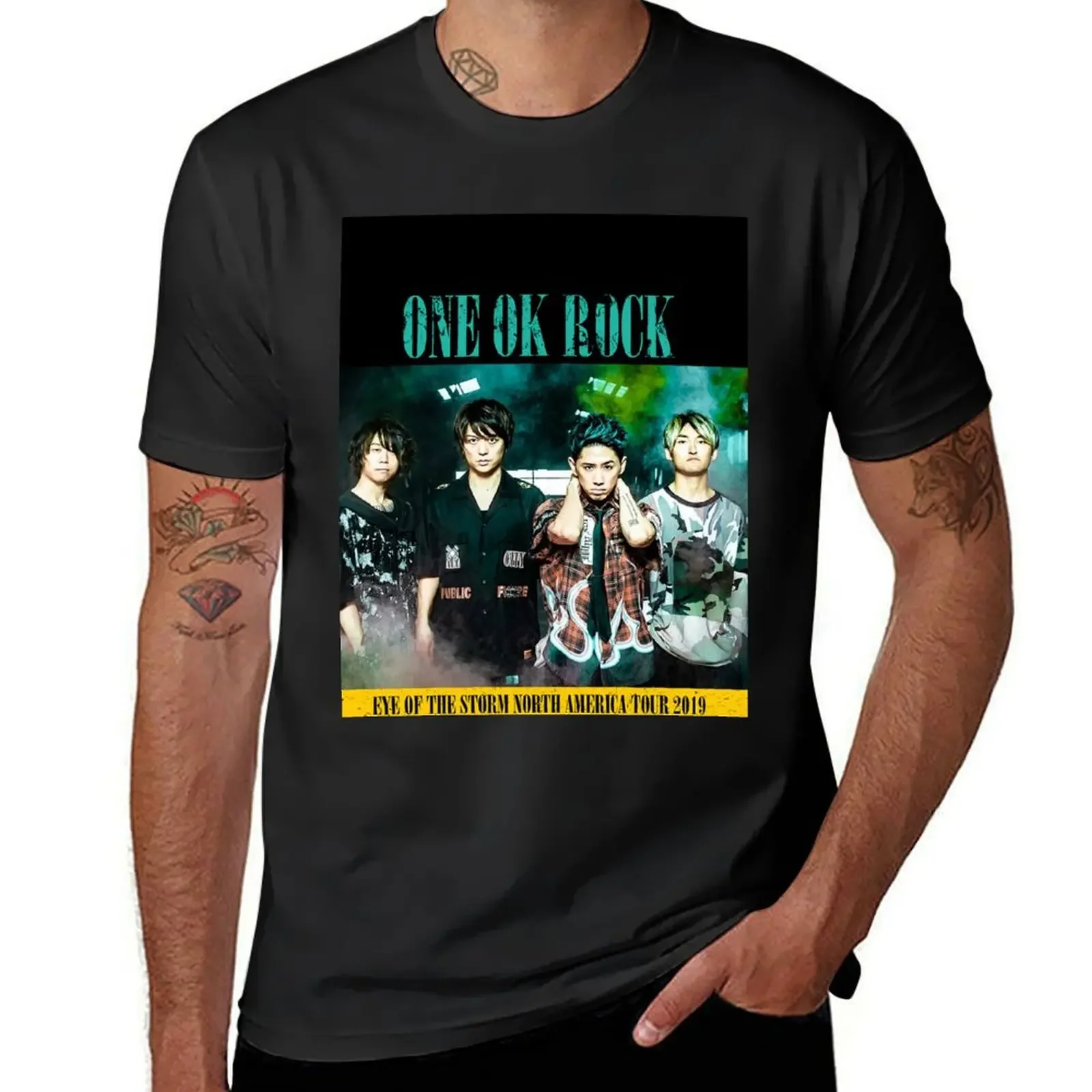 Empat Show ONE OK ROCK Tour 2019 T-Shirt anime clothes shirts graphic oversized graphic tee T-shirt men