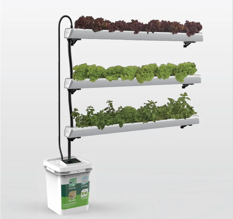 Skyplant Wall mounted for apartment home hydroponic grow system