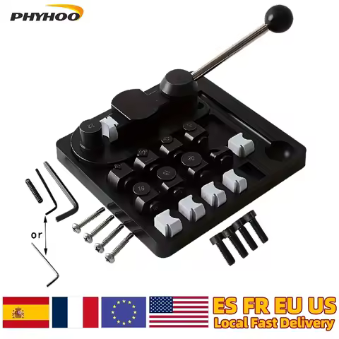 Metal Ring Bender Machine Jewelry Making Tool for Gold Silver Copper Round Forming Rolling Press DIY Craft Kit