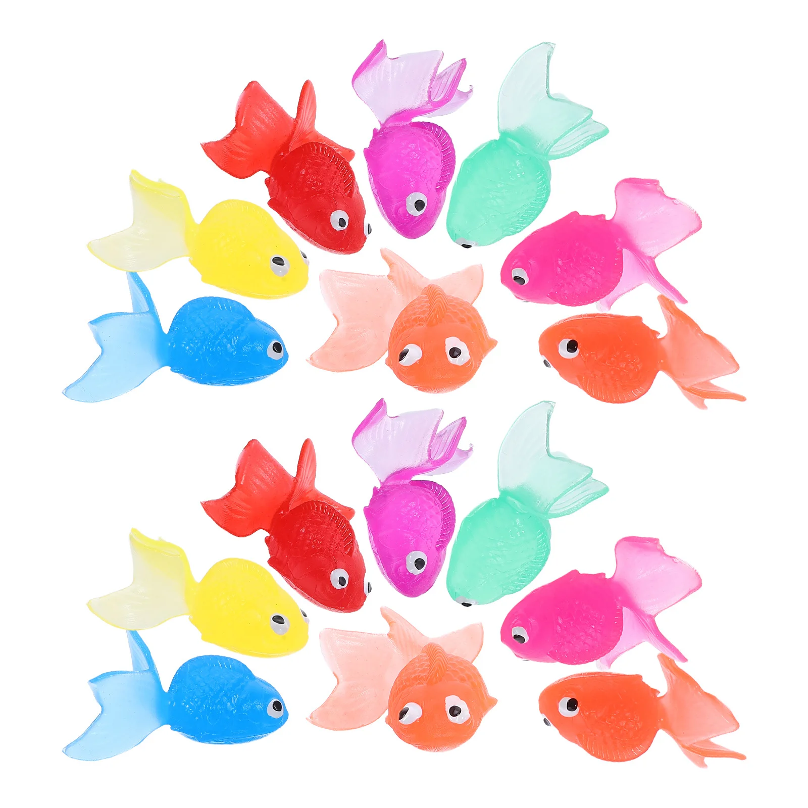 

20Pcs Artificial Fake Goldfish Floating Realistic Aquarium Ornament Fish Tank Decoration Vivid Simulation Goldfish Ornament