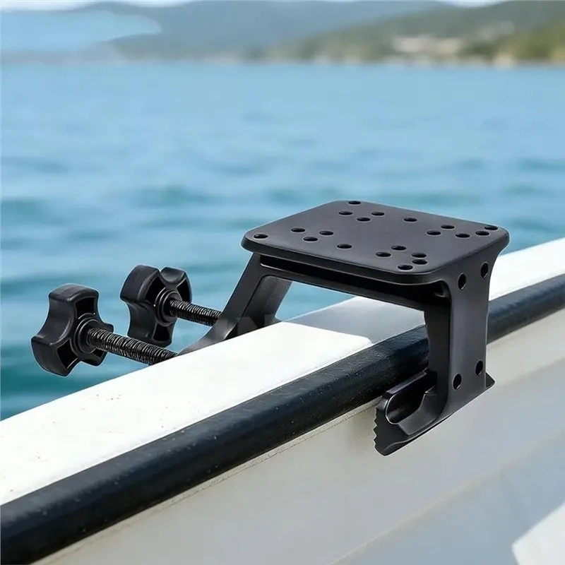 Boat Gunwale Clamp Mount Clamp Opening Aluminum Adjustable Bracket G Clamp Mount Base For Boat Tables