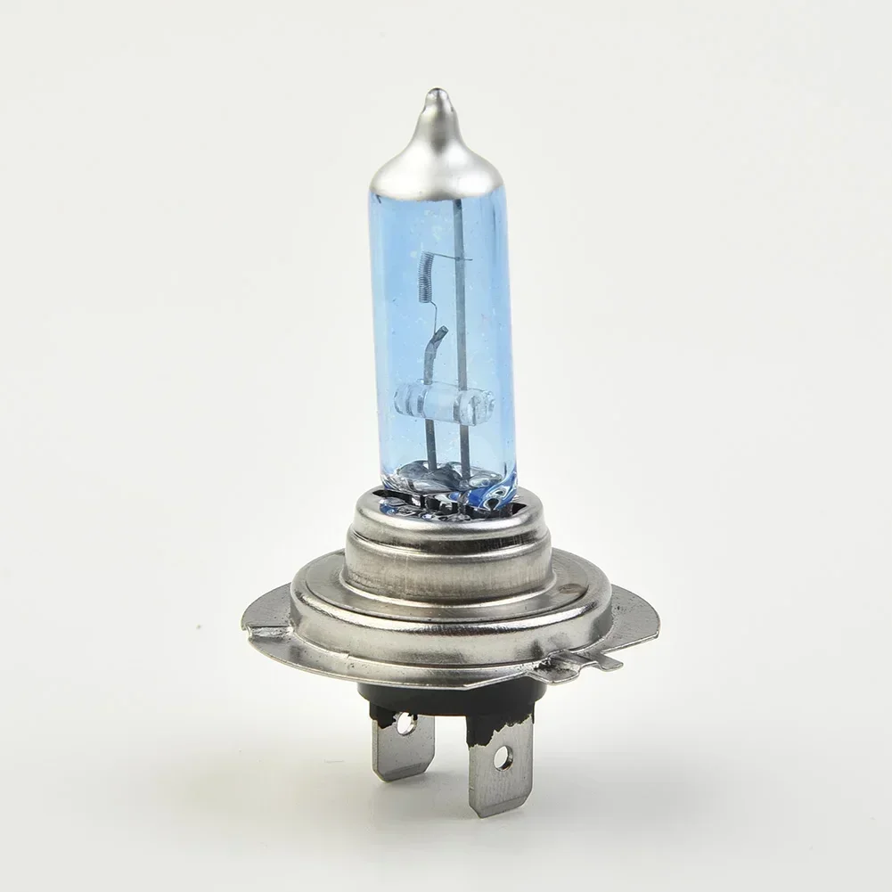 1 Pair White 12V H7 100W 6000K Xenon Lamp Super Bright Halogen Car Headlight Bulbs Direct Replacement Of Cars With H7 Bulbs