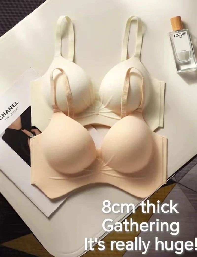 

Ультра-толстое нижнее белье пуш-ап 8 см, небольшая грудь, сексуальный бюстгальтер без косточек для плоской груди