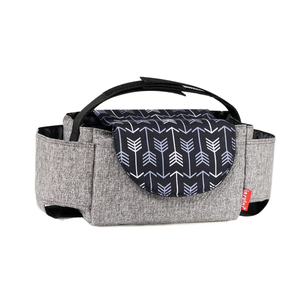 

Multifunctional Stroller Organizer Bag Bottle Holder Large Capacity Stroller Hanging Bag Mommy Bag Diaper Bag Pram Storage Bag