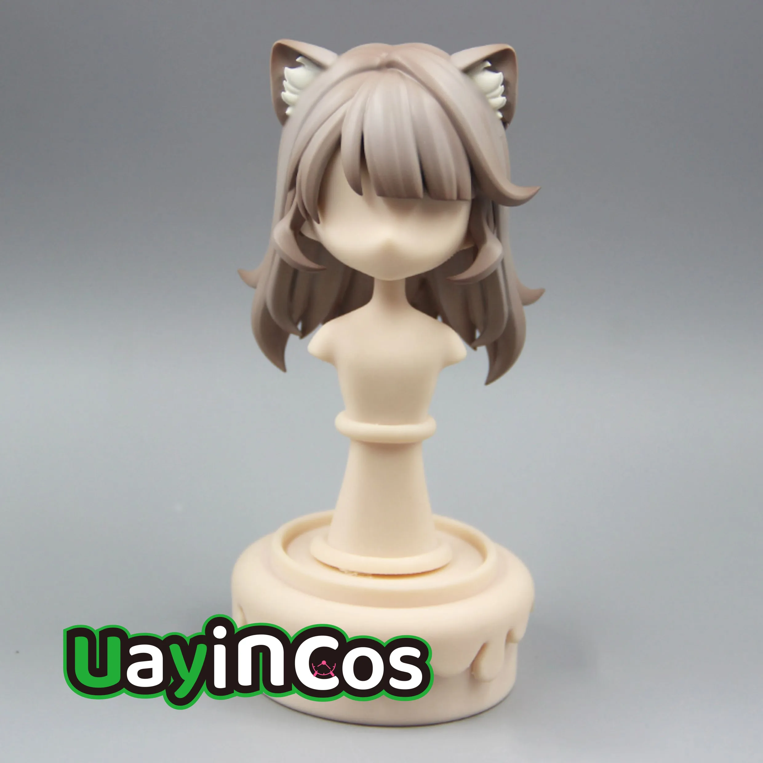 

Genshin Impact Lynette Handmade OB11 OB22 GSC Hair Detachable Hair Shell Wig Faceplates BJD Doll Accessories Game Anime Figure T