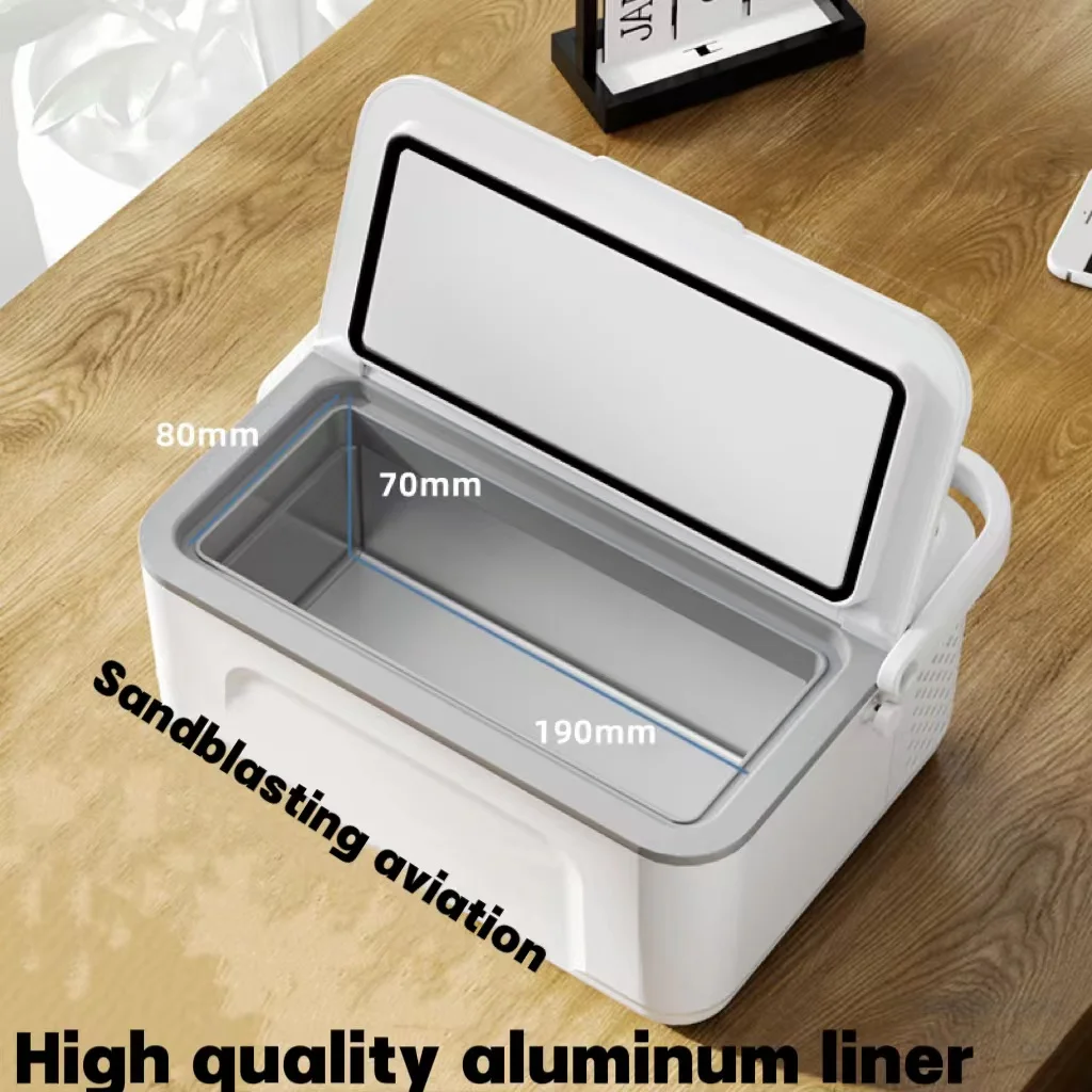 Double layer super large capacity insulin refrigerated box, medicine refrigerator insulin storage box, travel medicine storage r