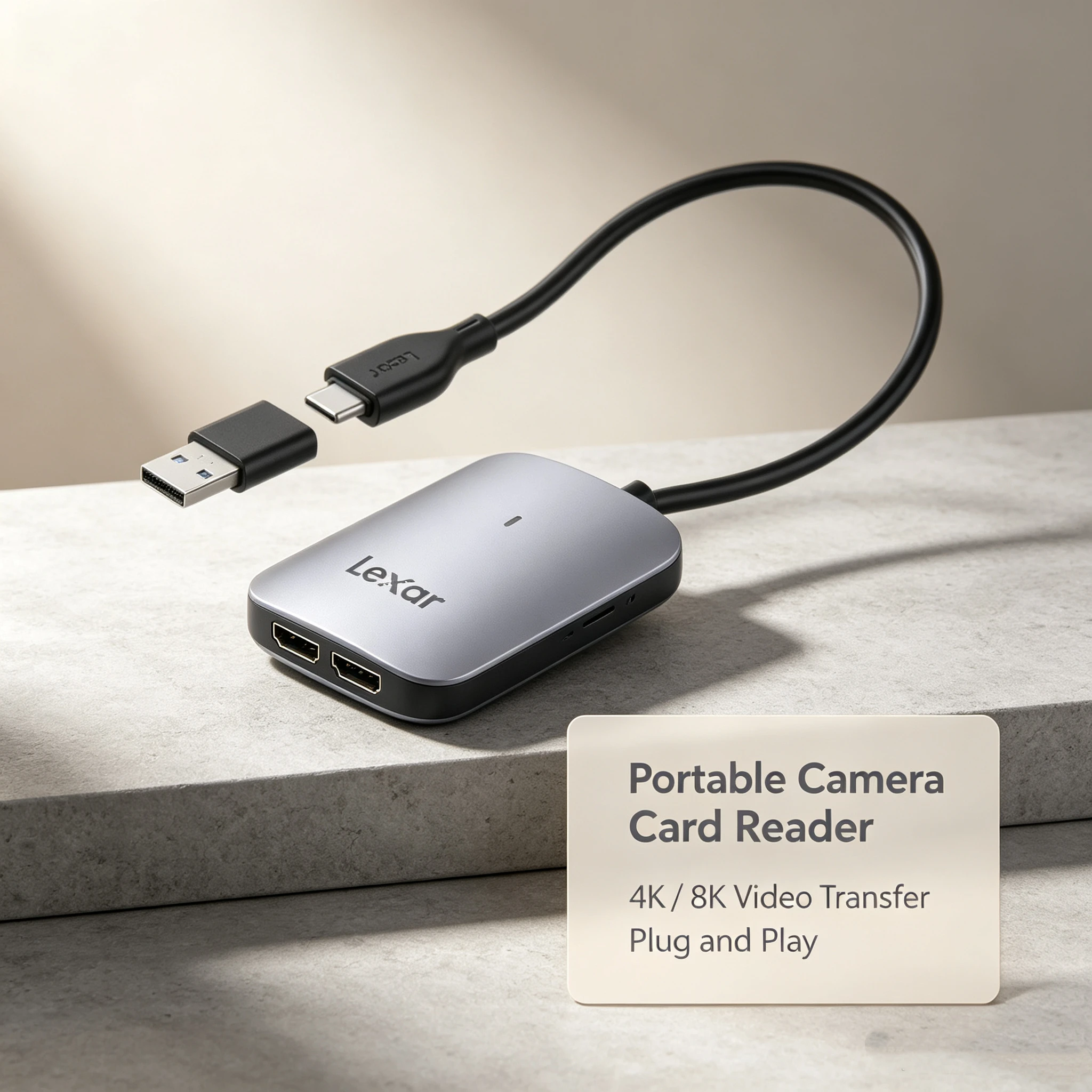 lexar-cfexpress-type-aカードリーダー-usb-32-gen-2-デュアルtype-c-aポート-cfe-a-メモリカードリーダー（ソニー製カメラ用）