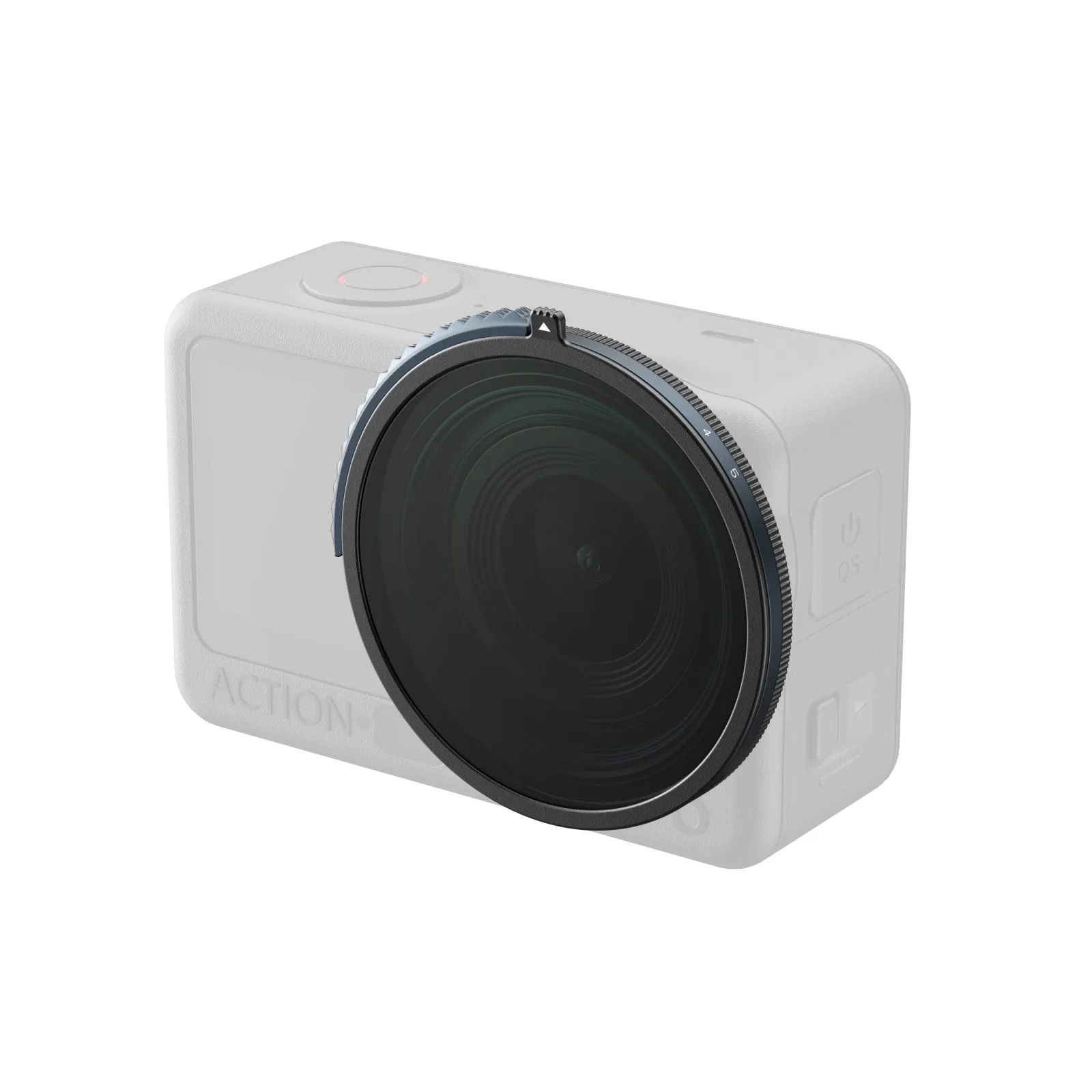 SmallRig Action 6 2-in-1 filter CPL/VND3-5 filter voor DJI OSMO Action 6 met opberghoesje, superieur lichtregulerend filter 5894