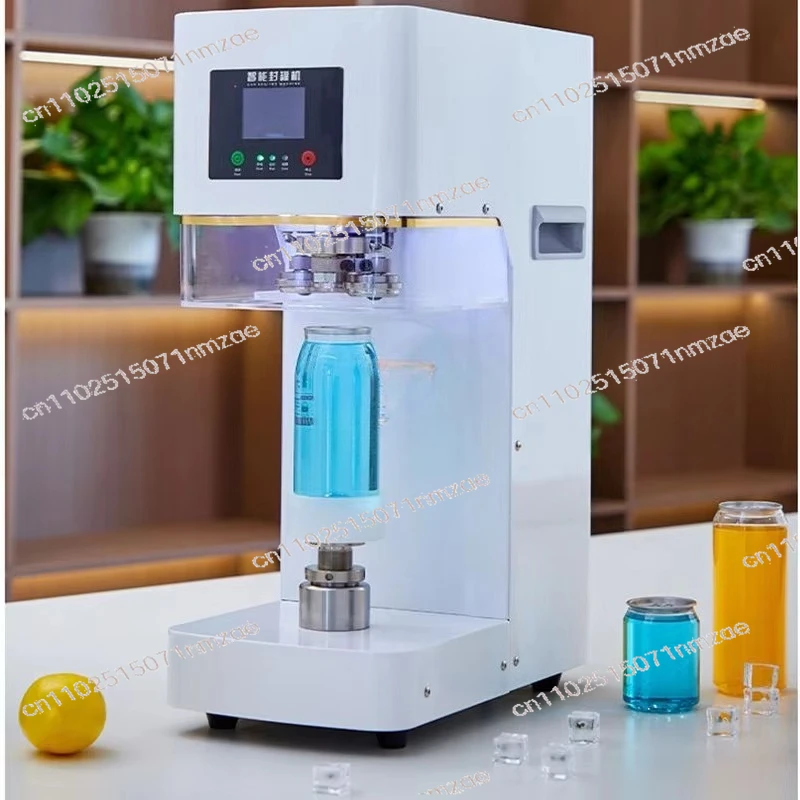 Automatic Beverage Soda Tin Can Seam, Plastic Manual Tray Sealer, Round Bowl Food Can Sealer