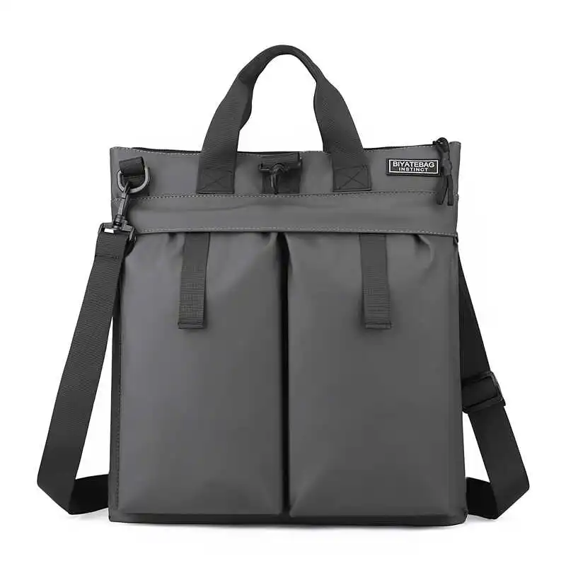 

Trendy Retro Workwear Sports Bag Large Capaci Tablet Cuter Handbag Men's Crossbody oulder Bag Casual Nylon Fabric