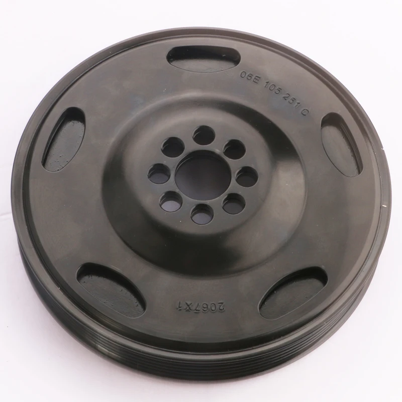 FOR Audi A6L C7 A7 2.5 2.8 engine crankshaft pulley shock absorber crankshaft large wheel curve