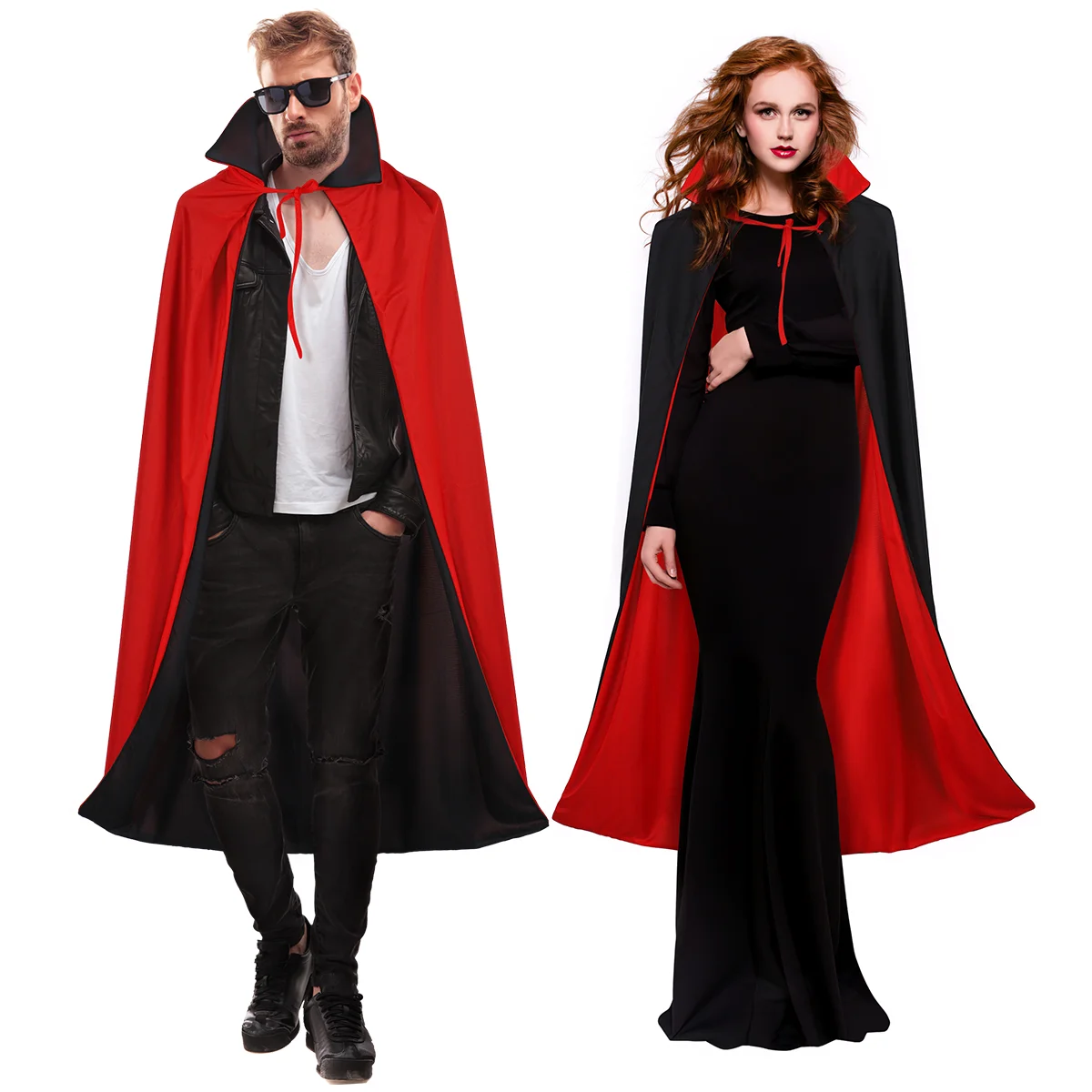 Capa de vestido de vampiro para adultos, capa de Halloween para mujeres, actuación