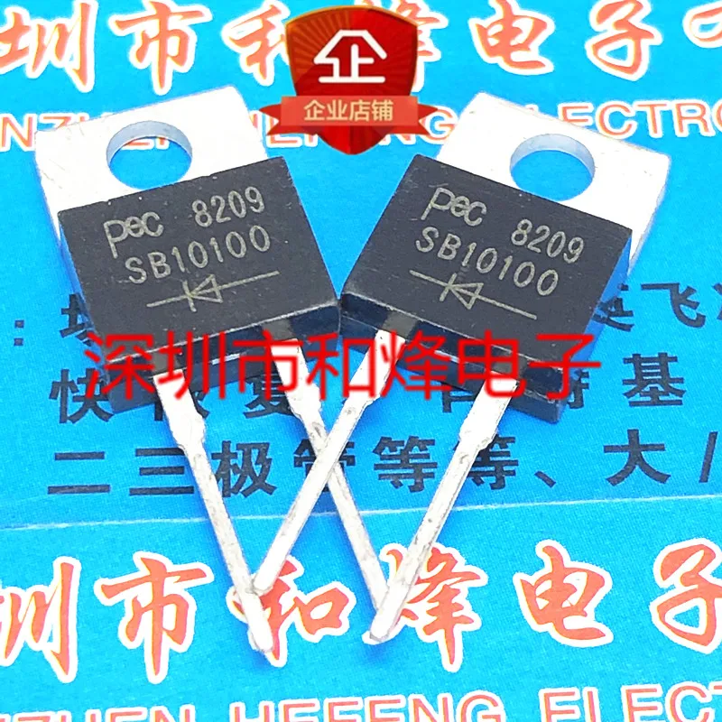5PCS-10PCS SB10100 TO-220F 100V 10A ORIGINAL ON STOCK