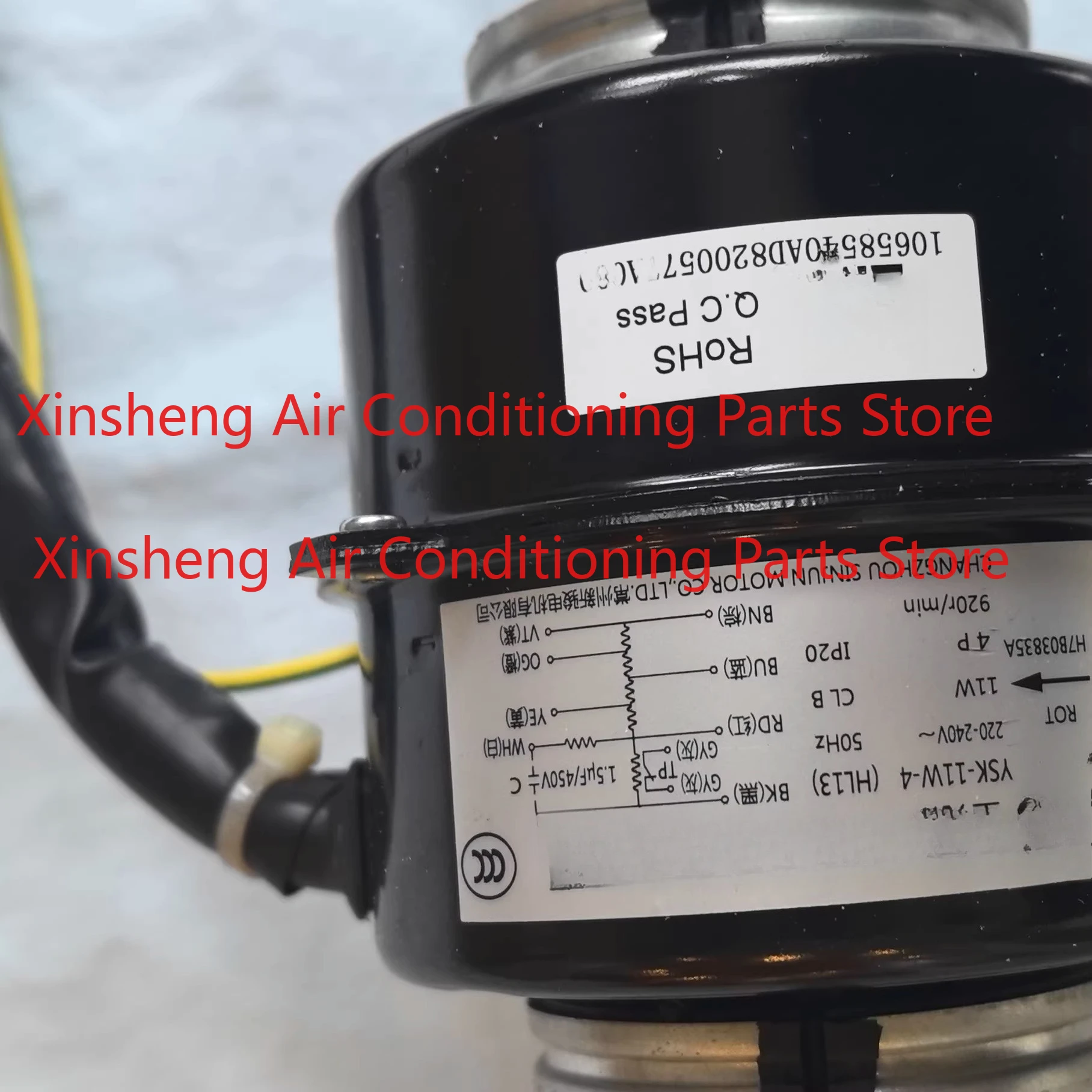

Applicable to the new Hitachi central air conditioner internal motor YSK-11W-4 H7B03835A