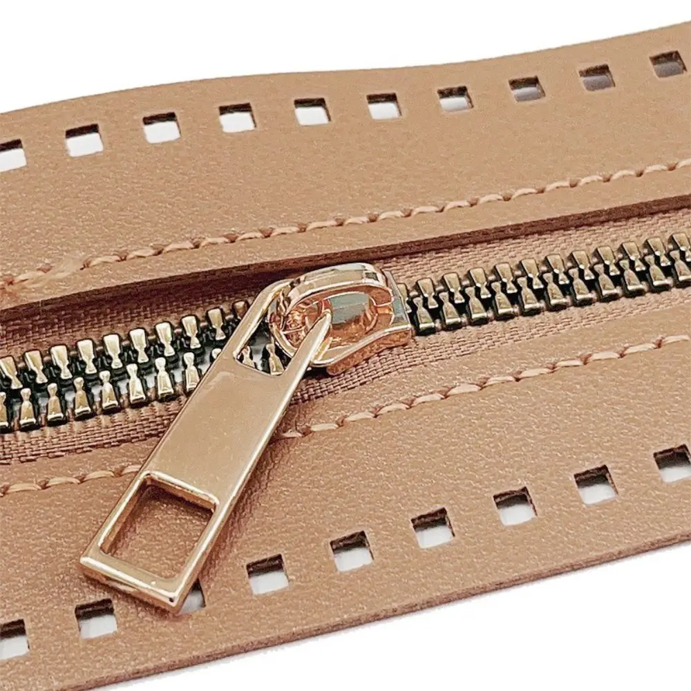 Bag Accessories PU Leather PU Bag Zipper Long 27CM Leather Zippers Sewing Accessories Clothes