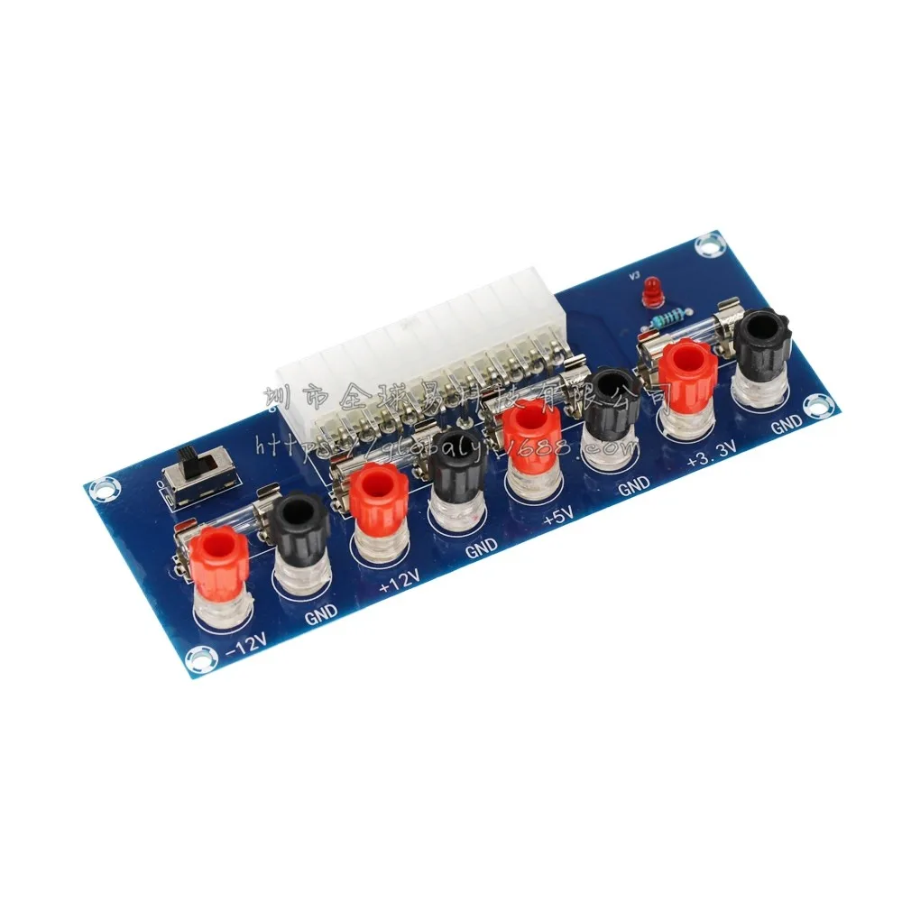 XH-M229 ATX Power Supply Adapter Board - Desktop PC Power Extraction Module with Terminal Blocks.  Easy Wiring.