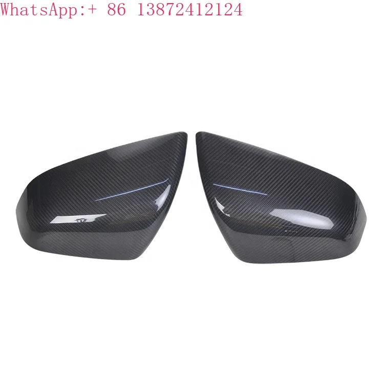 

Carbon Fiber Mirror Cover Add on Style for Tesla Model X 2016-2022
