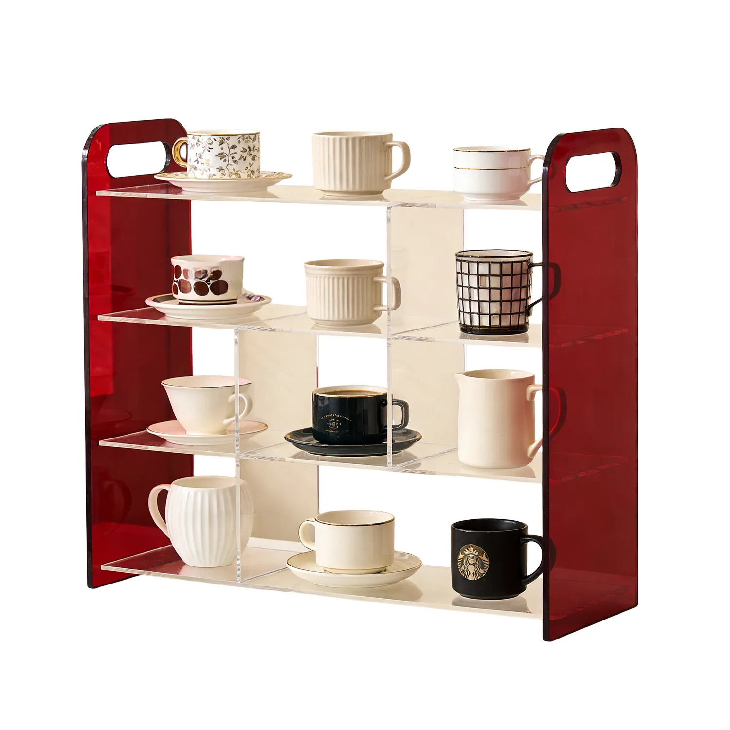 

Acrylic desktop cup storage cup holder coffee cup tea room special cabinet