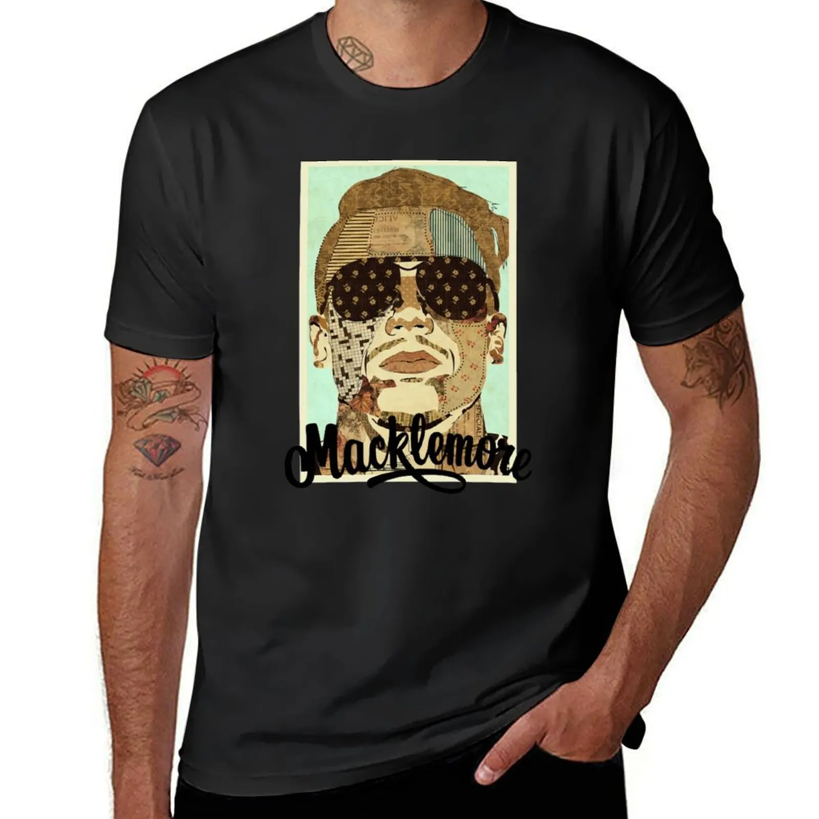 

The Beautiful Macklemore Art . T-Shirt anime stuff summer top new gifts and t-shirts man clothes men t shirt