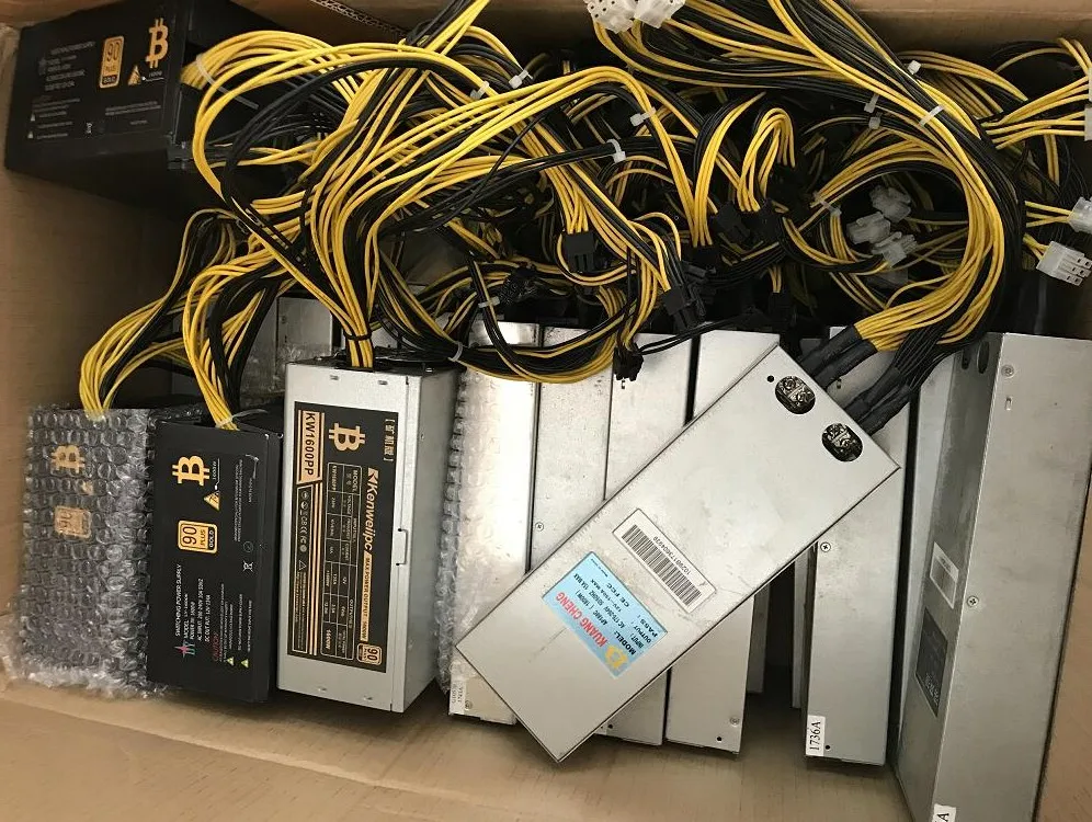 Imagem -03 - Usado 1u ou pc Fonte de Alimentação 1600w ou 1800w Psu Adequado para Fusão x7 a6 x6 Antminer s9 l3 +