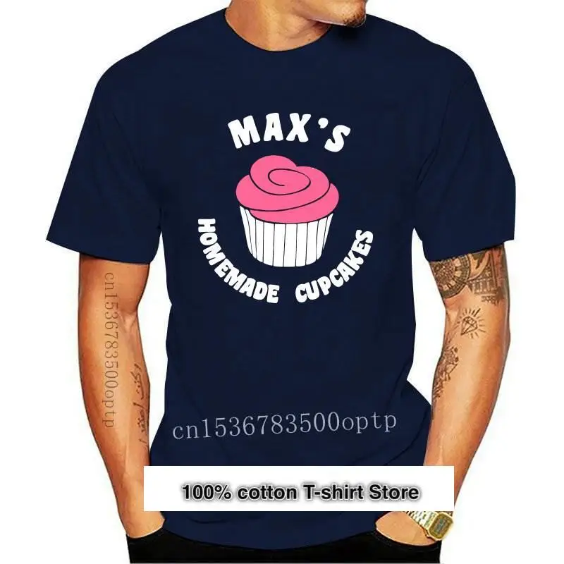 Camiseta ajustada de diseño 2 BROKE Girl MAXS, Camisa ajustada de magdalenas caseras para mujer