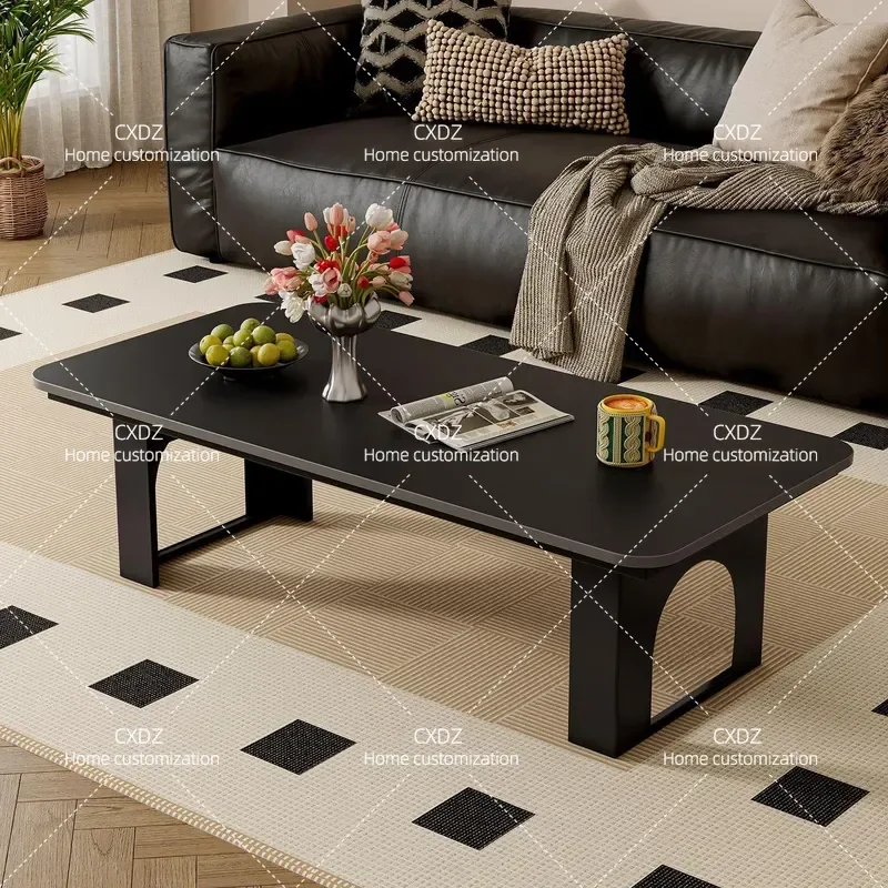 Medieval Style Coffee Table for Living Room High End Light Luxury Rectangular Minimalist Small Side Table Home Decor