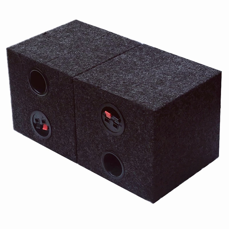 Single 6.5-Inch Speaker Box Universal Sealed Speaker Boxes Car Speaker Box Car Subwoofer Boxes For Car Music 2Pair