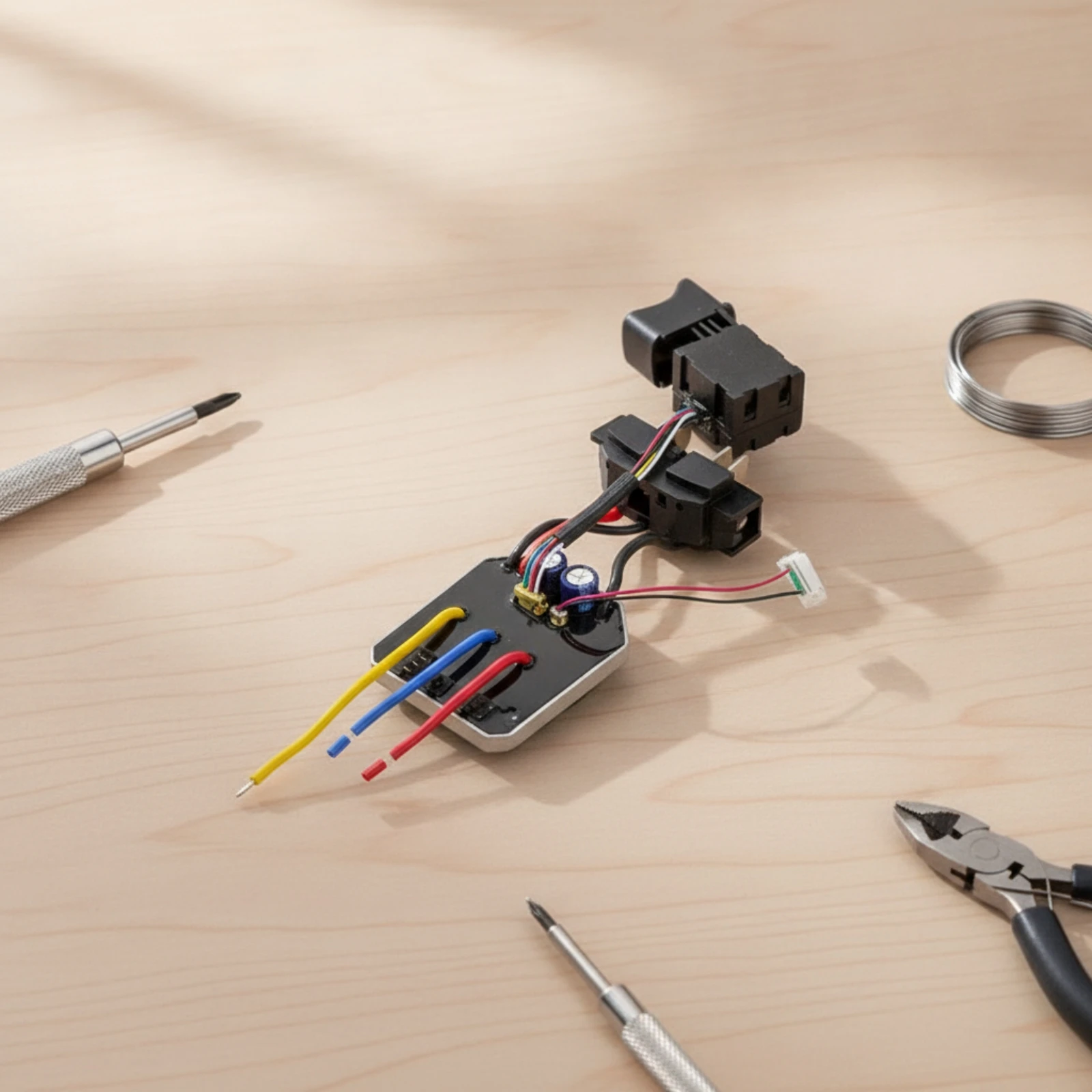 Angle Grinder Control Board Compact Grinder Controller with Switch Brushless Tool Control Board Compatible Hardware Practical