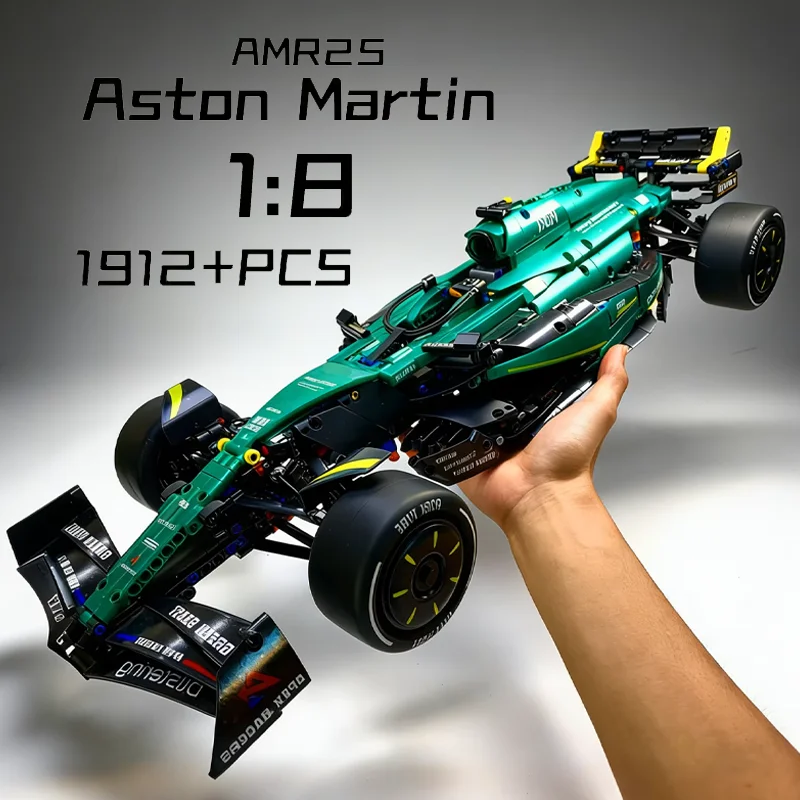 MK6022 1912PCS 1:8 Nuevo Technic Martin Aramco AMR25 Bloques de Construcción MOC Coche Deportivo DIY Set de Modelo de Ensamblaje Juguetes Regalo para Niños