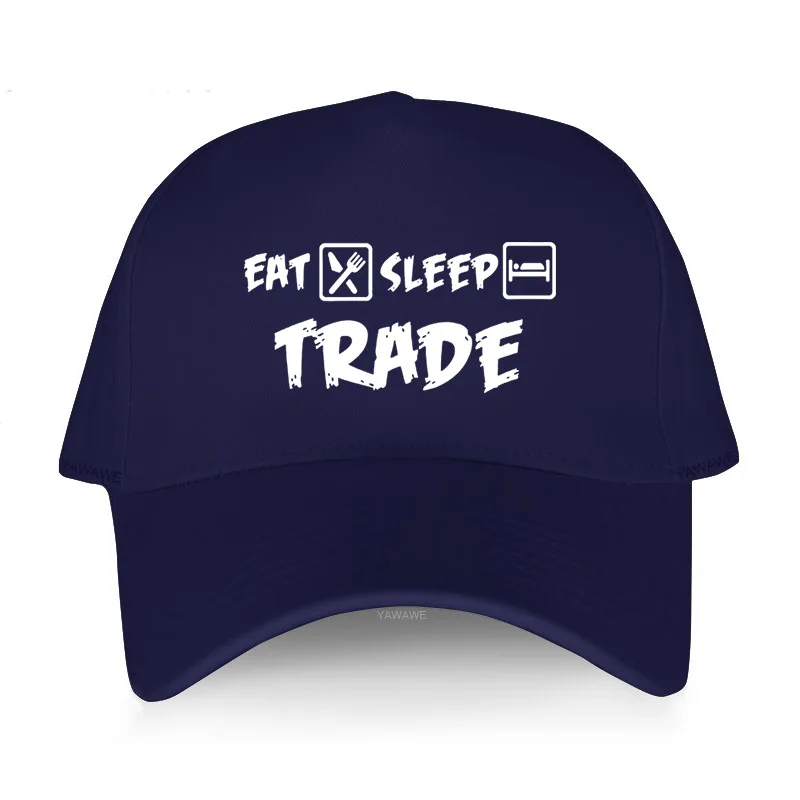 New arrived Men Harajuku style caps women summer hat outdoor Eat Sleep TRADE funny adult teens classic vintage Baseball cap